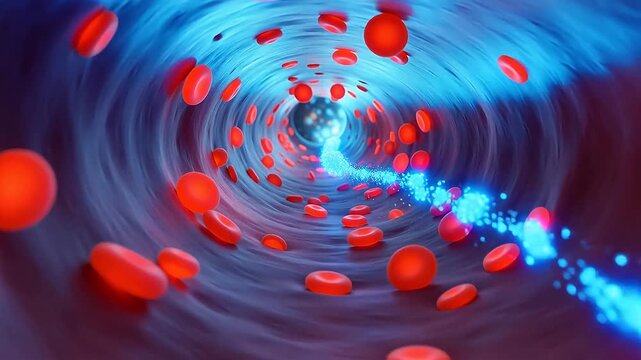 Nanobubble Journey: mRNA Therapeutic Transport in Blood Vessel