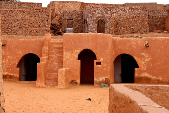Detail of the Mauritanian city of Chinguetti