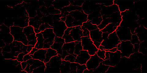 black red dragon decal brush fire volcano lava sakura Asia Japan anime style illustration sporty background banner, vector. © Maidi