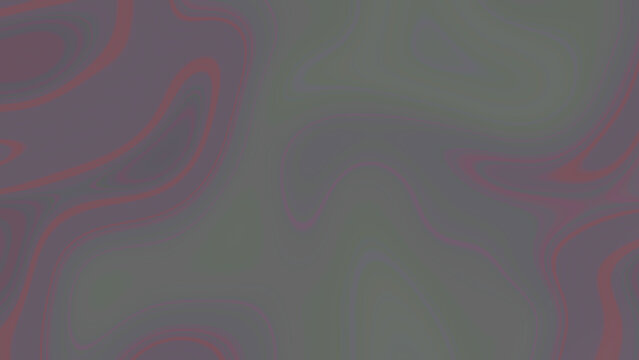 Abstract topographic map with red lines on gray background