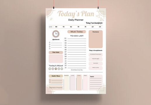 Daily Planner Template