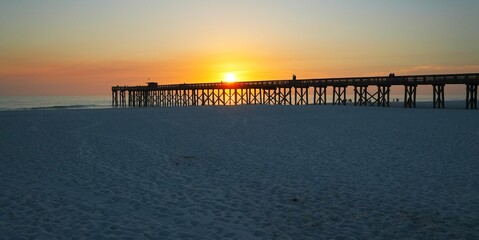 Fototapeta premium Week Stay At St Andrews State Park Florida