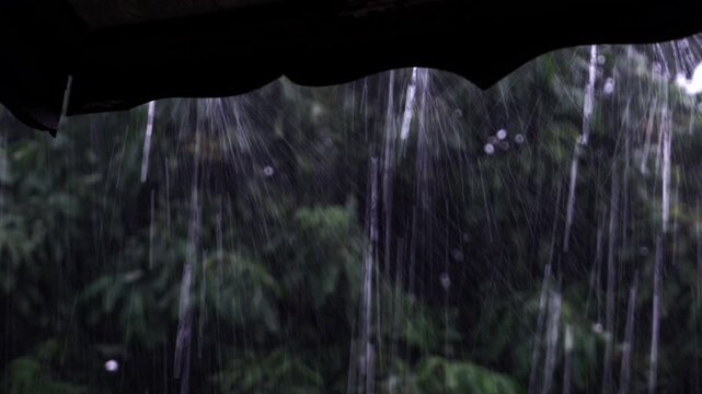 rain on the window