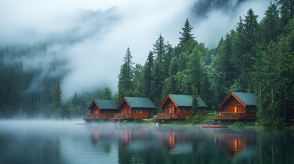 Obraz premium lake in the mountains