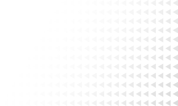 Minimalist white geometric pattern with fading triangle texture background