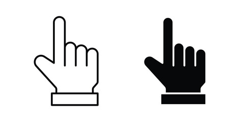 Fototapeta premium Hand pointer icon