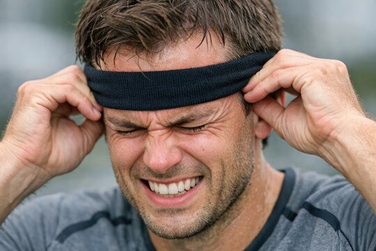 A person wearing a blindfold, conveying the idea of being unaware or uninformed