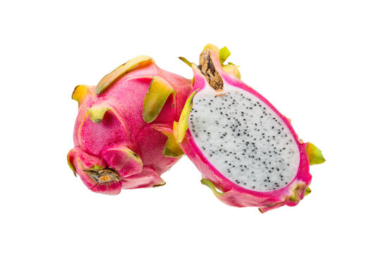 dragon fruit or pitaya isolated on transparent background. PNG