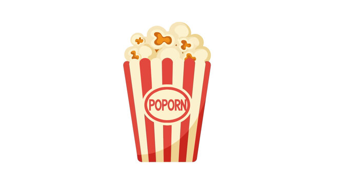 Movie theater popcorn buckets framing side borders
