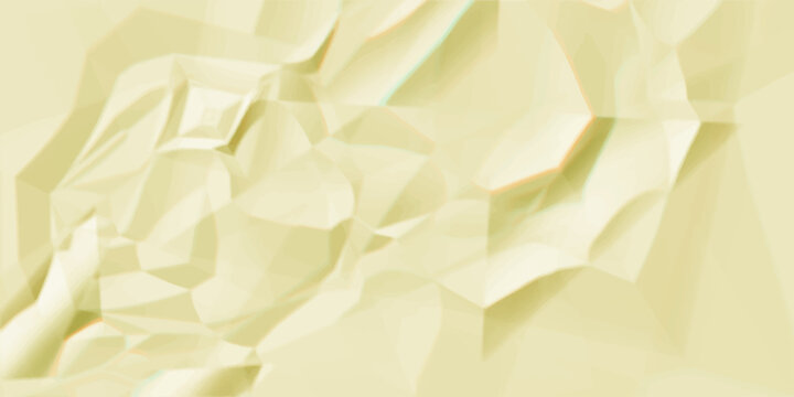 Crumpled yellow paper ball isolated on a white background. Concept of mistake, discarded idea, or frustration. Abstract textured background of a rumpled and wrinkled sheet of paper.