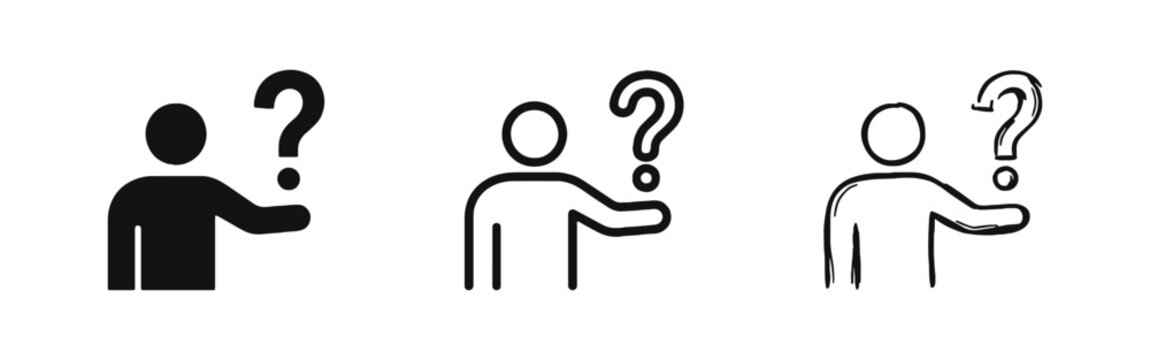 Customer Support and Frequently Asked Questions Help Icon