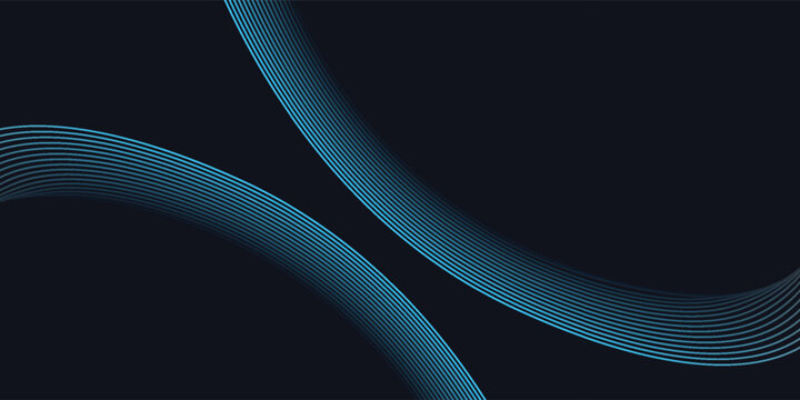 A dynamic and abstract digital design with flowing blue waveforms against a dark background,smooth, curving lines and dotted patterns that create a sense of movement and energy.