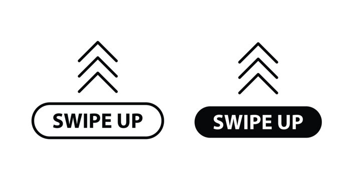 swipe up icon