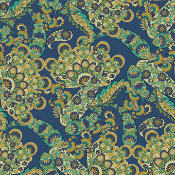 Paisley Seamless pattern fashion design. Vector pattern for textile design and fabrics.