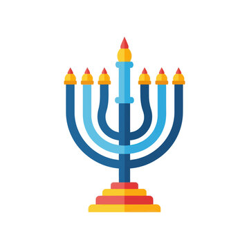 Menorah Jewish Hanukkah Candle Holder.