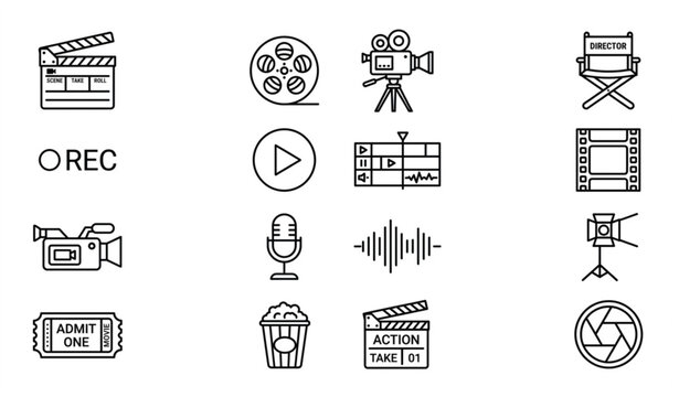 Film and cinema icons
