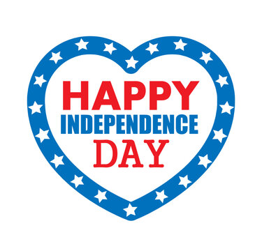 Happy Independence Day 250th anniversary greeting card elements 