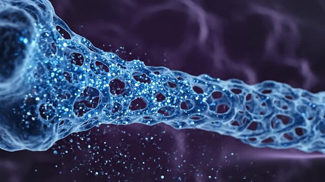 Dynamic Close-Up Visualization of Neuronal Synaptic Transmission with Glowing Neurotransmitters in a Microscopic Environment