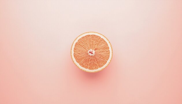 Orange Clock Creative Concept