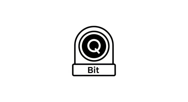 Quantum Bit Technology Logo Design.