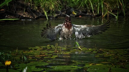 pokaz kaczki © NaturePhoto
