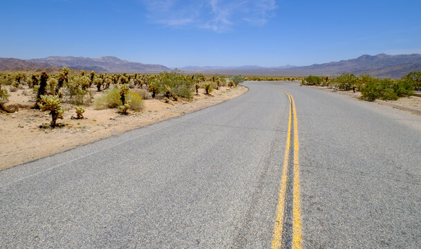 Deserted and barren lands of the Joshua Treen National Park