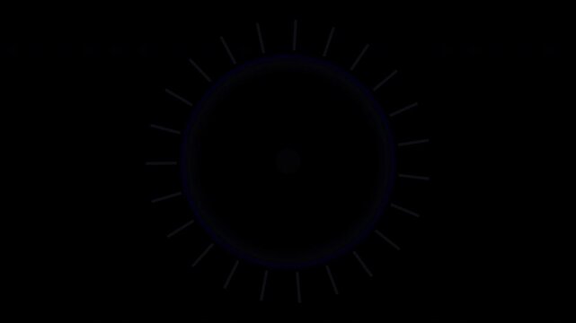 Pulsating Blue Purple Circular Radar HUD Animation