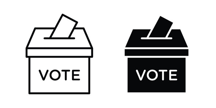 Voting icon for mobile apps and websites.