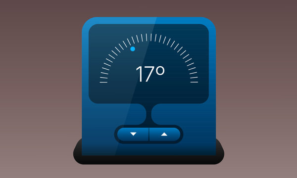 Smart Air Conditioner Temperature Control Interface Design