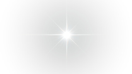 White glowing star sparkle abstract festive background. © Igor