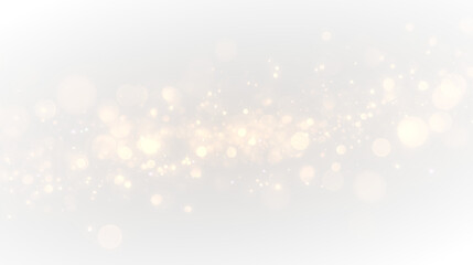 Gold star dust glowing magical festive fantasy background. © Igor