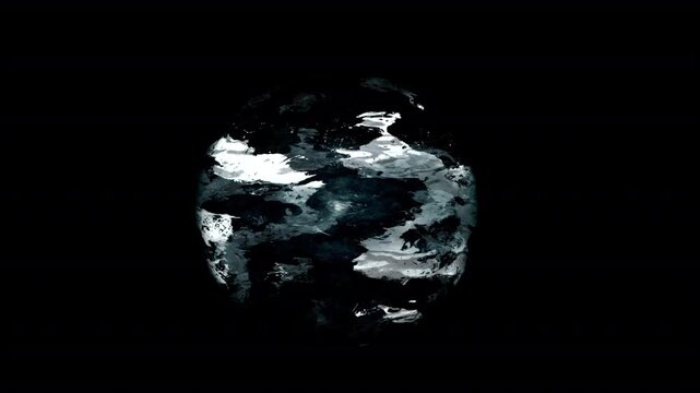 Cinematic energy sphere with swirling white smoke, mystical plasma orb of glowing gas, ethereal cosmic energy ball for sci-fi visual effects isolated on Transparent Background