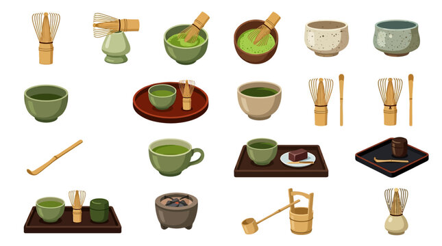 Matcha Green Tea Utensils.