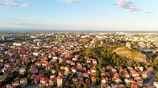 Plovdiv City Bulgaria Golden Hour