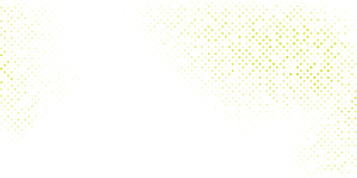 Vector abstract blue background haftone frame of geometric shape dots yellow modern good nice