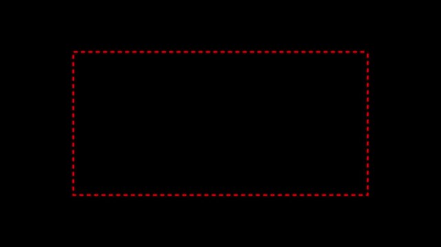 Animated line dots square circle rectangular doodle scribble element motion graphic on a black background.