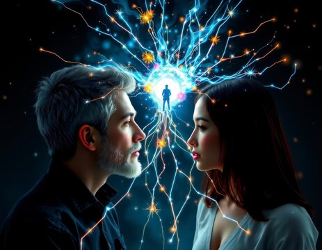 Energetic Connection Between Two Minds