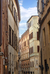 Fototapeta premium Narrow Streets and Architecture, Siena, Italy