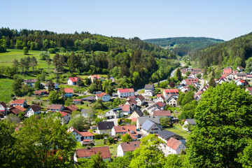 Nordseite der Gemeinde Neufra Hohenzollern im Landkreis Sigmaringen (Schwäbische Alb) © Schlesier