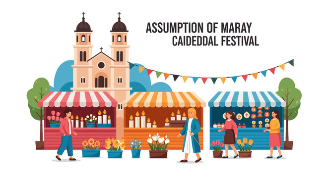 The Assumption of Mary Festival Iconography