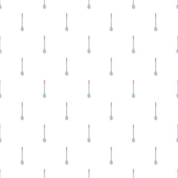 Collection of cleaning mops creating a repetitive pattern for hygiene and household themes
