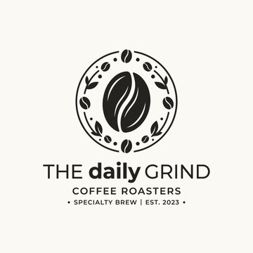The Daily Grind coffee roasters logo.