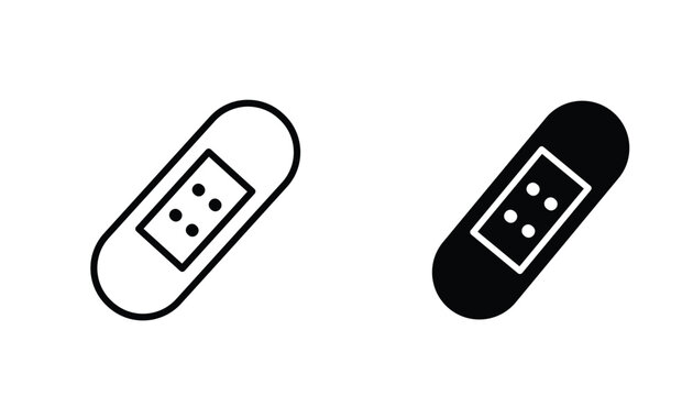 Bandage vecor icon set. Stock vector illustrator. EPS 10