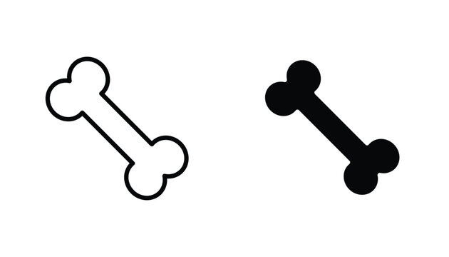 Bone vecor icon set. Stock vector illustrator. EPS 10