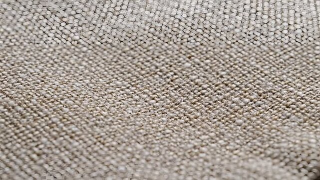 Closeup macro shot of a textured woven fabric surface with subtle color variations.
