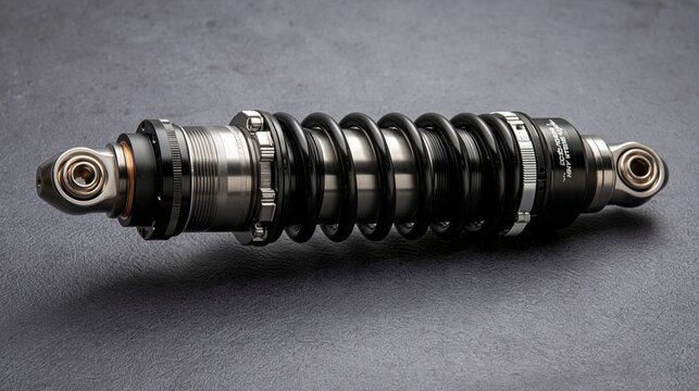 Medium shot capturing an OEMstyle coilover shock absorber assembly with factorydesign dampers reliable mounts and compact perches focused on maintaining original ride comfort and