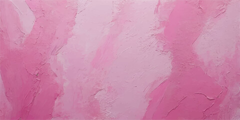 Fototapeta premium A vintage pink wall texture features a rough grungy paint pattern on an aged plaster surface, creating a dirty artistic backdrop with a distressed vintage design