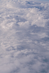 Naklejka premium 上空からの幻想的な雲