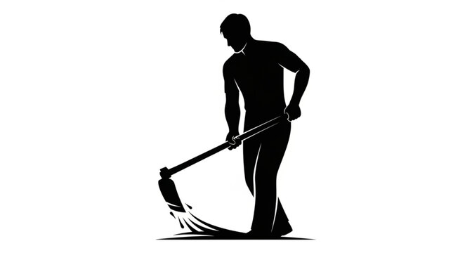 woman with vacuum cleaner