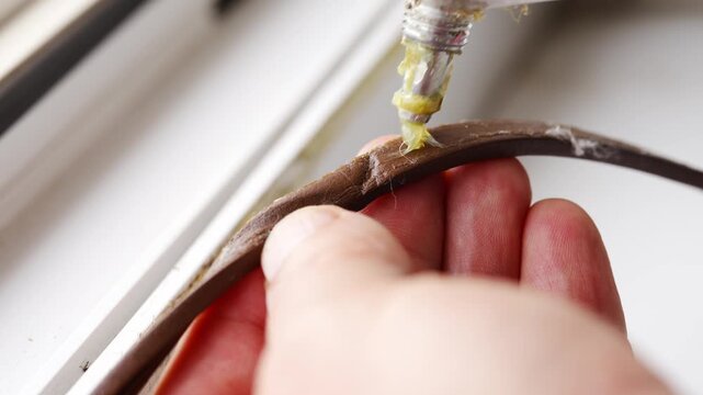 How to apply glue to a window seal effectively